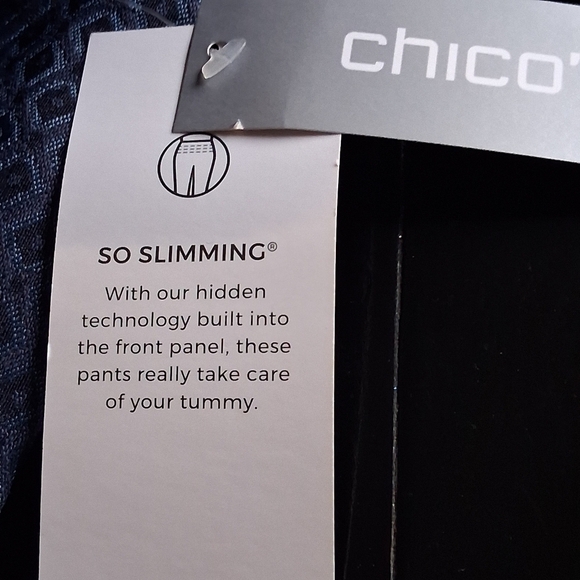 NWT Women's Chicos So Slimming Brigitte Slim Leg Pants   Size 1   See Chart - Picture 11 of 11